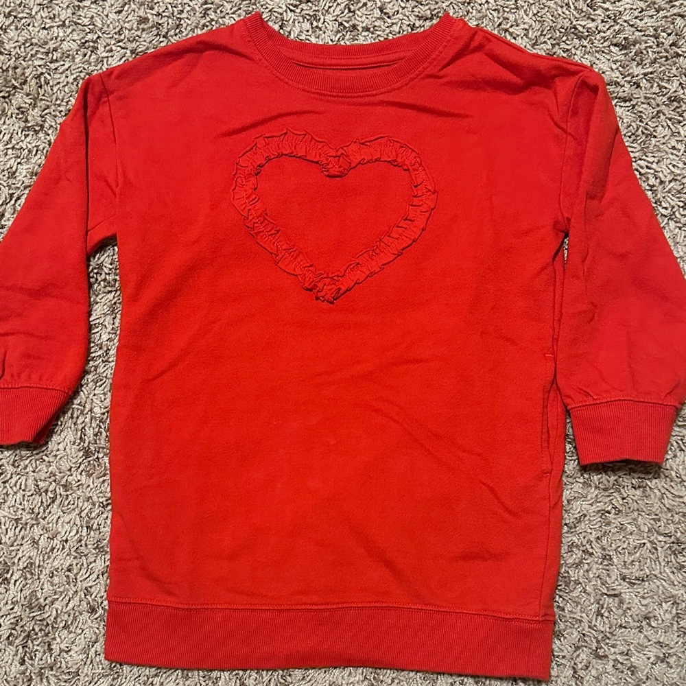 Cat & Jack Red Heart Sweater